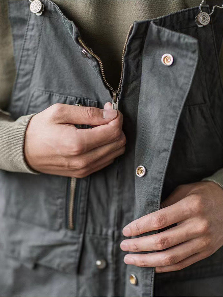 Eric | Relaxed Fit Cotton Overalls