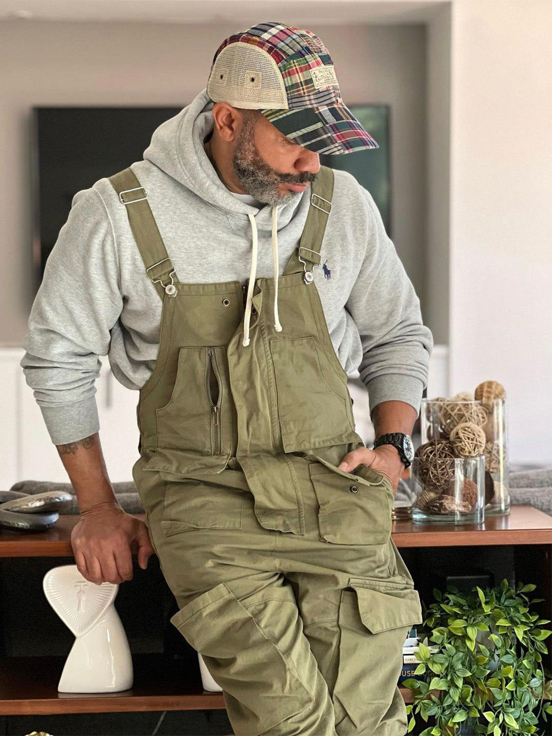 Eric | Relaxed Fit Cotton Overalls