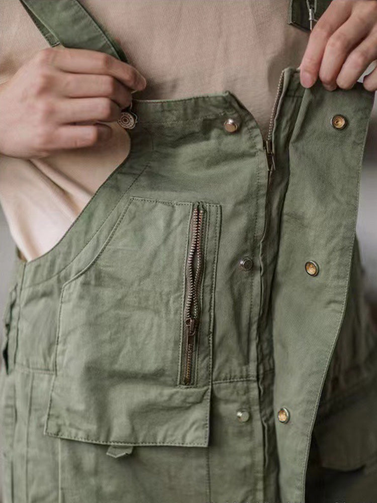 Eric | Relaxed Fit Cotton Overalls