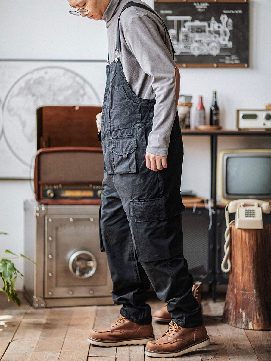 Eric | Relaxed Fit Cotton Overalls