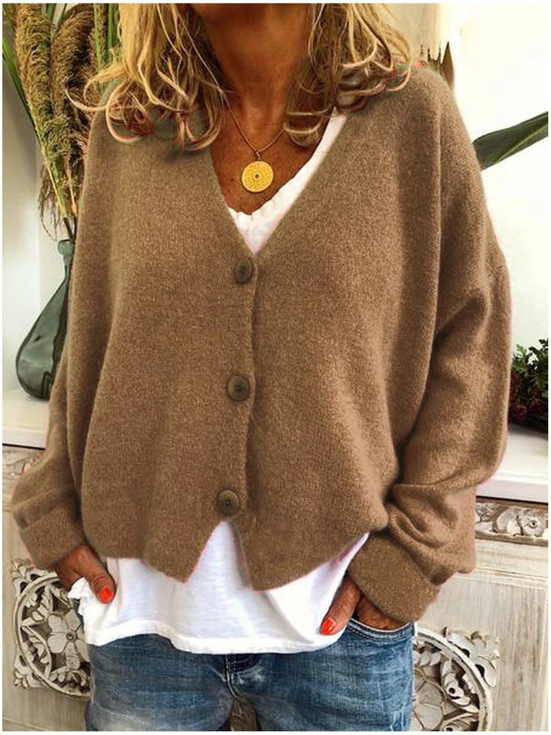 Soft Ladies V-Neck Winter Sweater