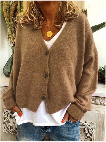 Soft Ladies V-Neck Winter Sweater