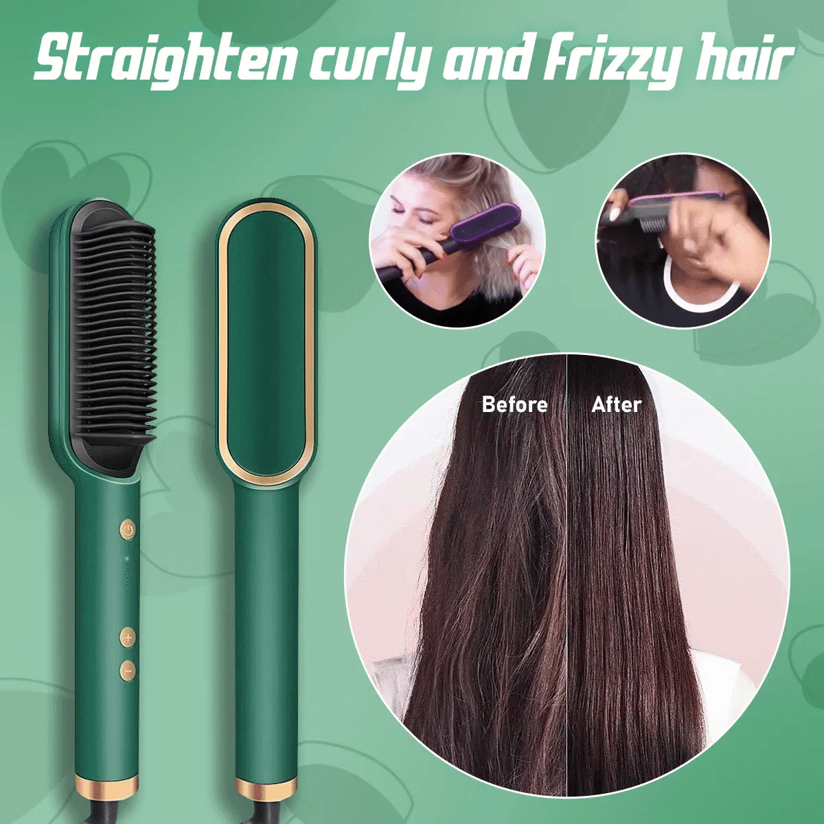 Sleek Hair Straightening Flat Iron - OutfitLondon
