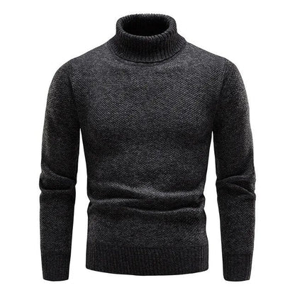 Comfortable Fitted Crew Neck Knitted Sweater