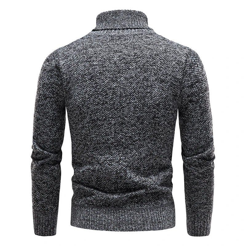 Men's Lightweight Fitted Neck Sweater