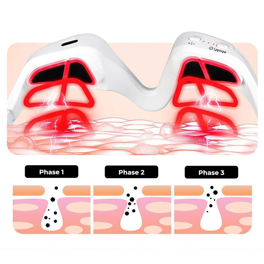 Revital Eyes Under-eye Red Light Therapy, Reduces Puffiness & Dark Circles, Targets Fine Lines nd Wrinkles