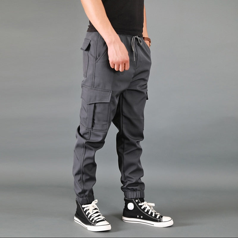 Men's Cargo Trousers Hiking Pants Pocket Plain Comfort Breathable Outdoor Daily