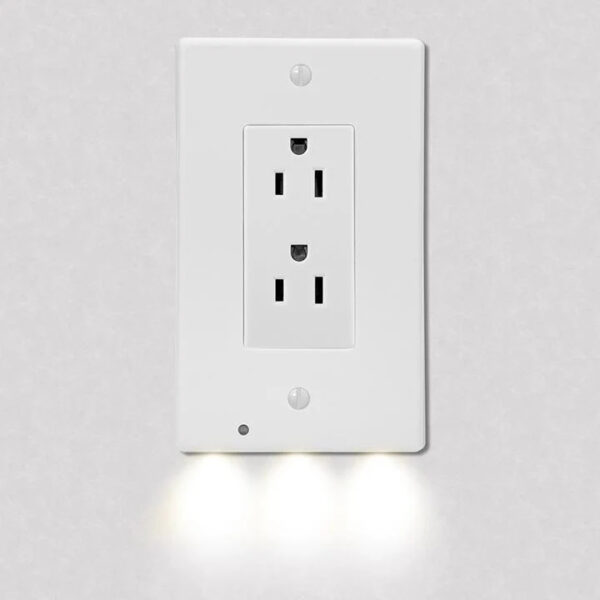 4-Pack: LED Night Light Outlet Cover – Assorted Styles