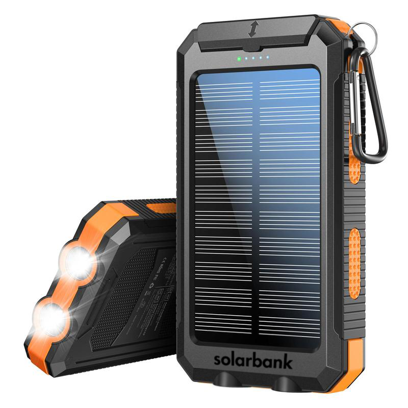 Compact 20000mAh Solar Power Bank Charger - OutfitLondon