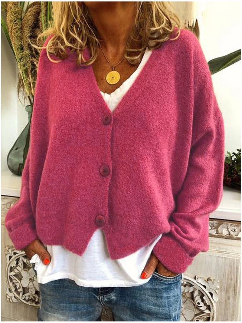 Women's Cozy Knit Sweater Cardigan