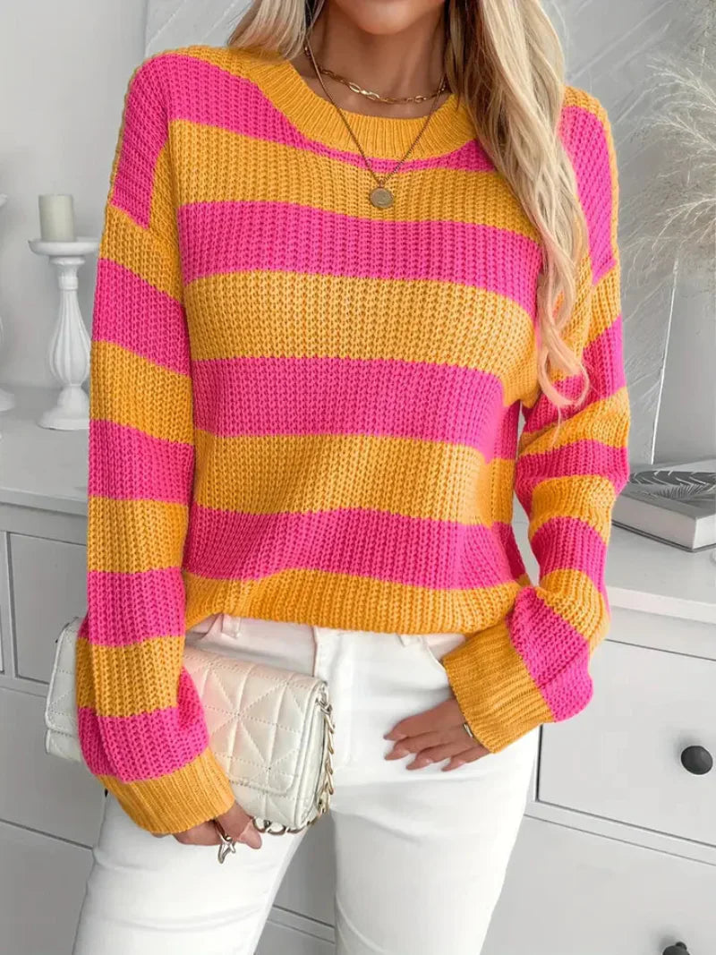 Soft Women's Cable Knit Winter Sweater