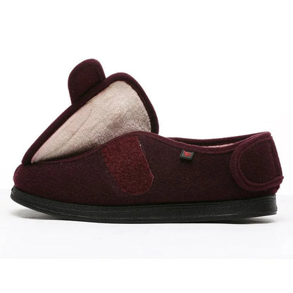 Soft Diabetic Slippers for Wide Feet - Adjustable Comfort