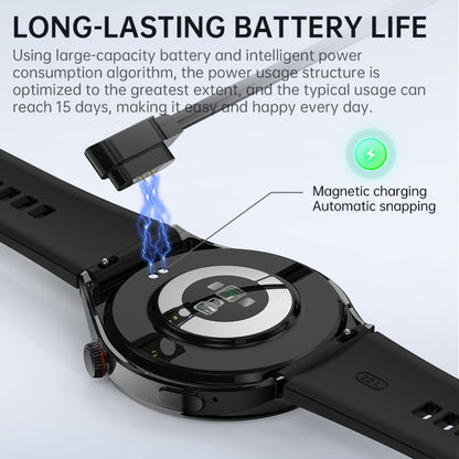 One-click Blood Pressure Blood Sugar ECG/EKG HRV Heart Rate Monitor Health Smart Watch