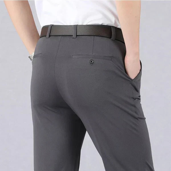 Relaxed Fit Mens Elastic Pants