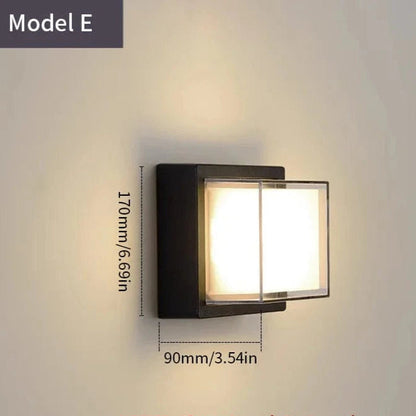 LED Outdoor Wall Light PIR Motion Sensor