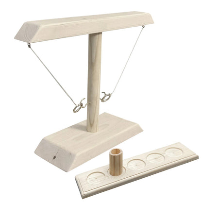 HOOKS Ring Toss And Shot Ladder - Burned