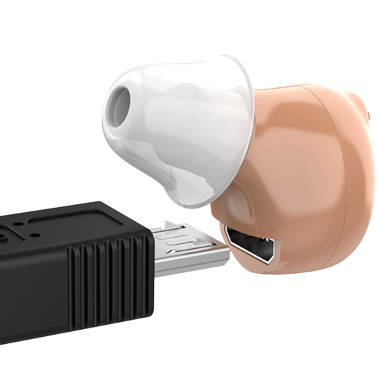 USB Rechargeable Invisible In Ear Sound Amplifier Hearing Aids
