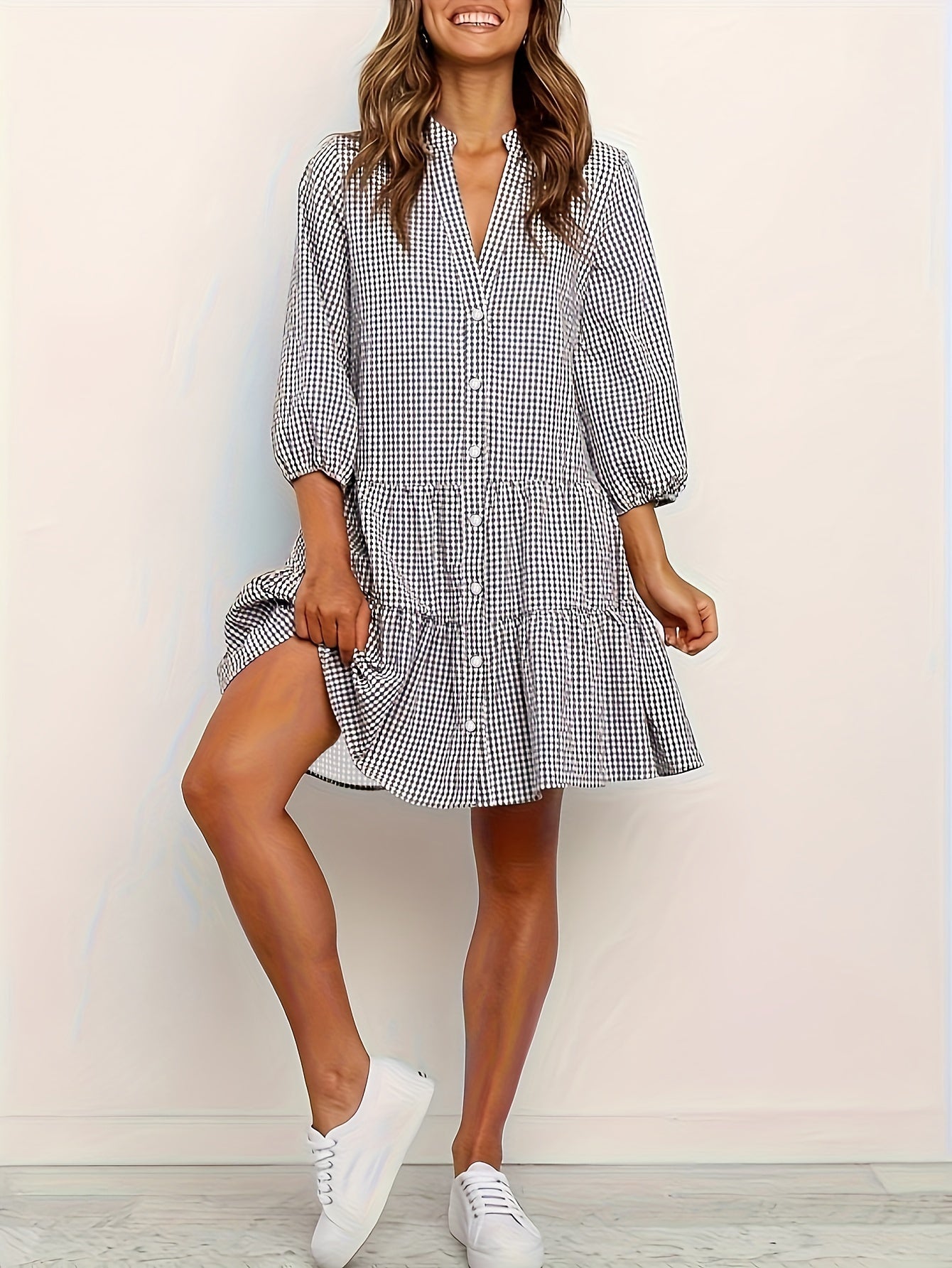 Colorful Garden Party Dress for Ladies