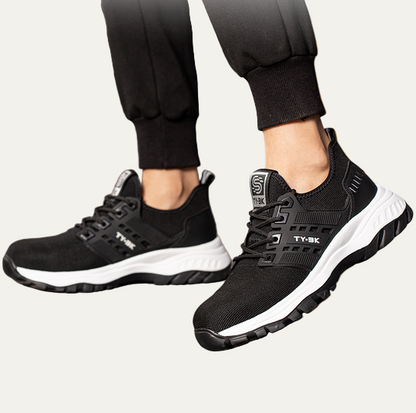 Breathable Men's Steel Toe Work Shoes