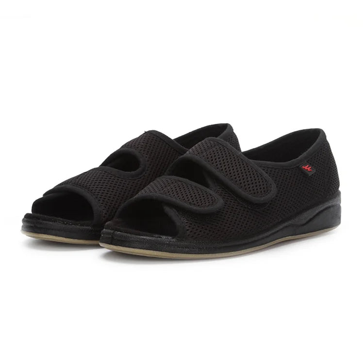 Women Diabetic Shoes Extra Wide Edema Swollen Sandals  Comfort Elderly Sandals
