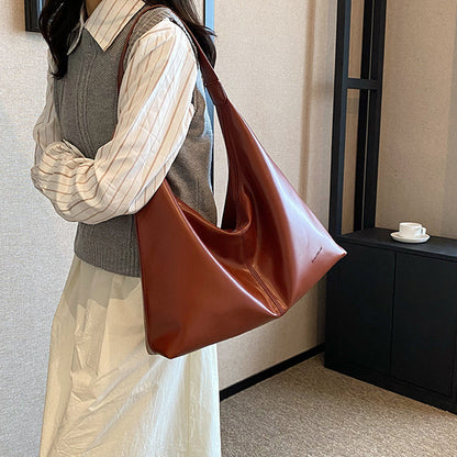 Women's Classic Leather Shoulder Bag