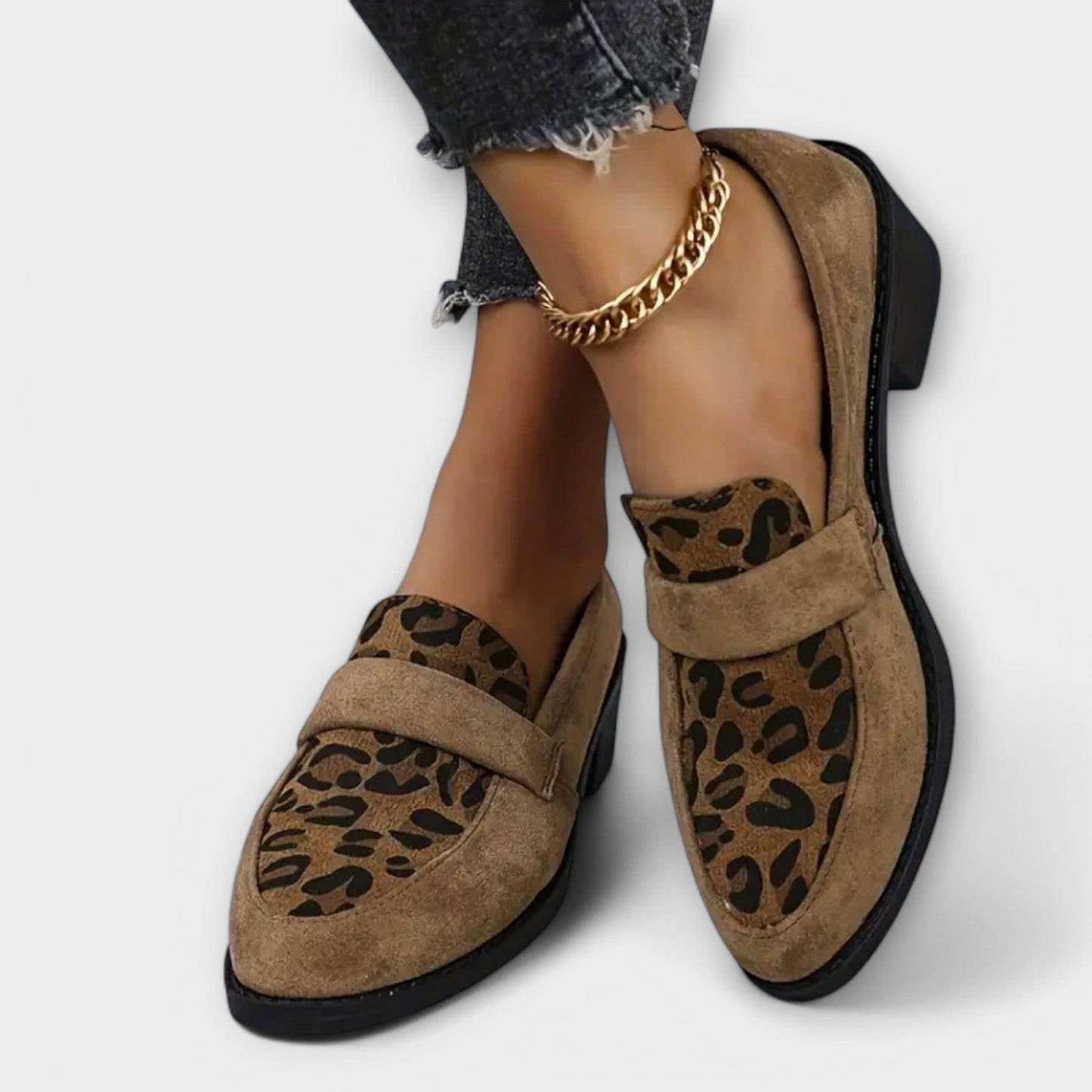 Stylish Leopard Print High Heel Shoes for Women