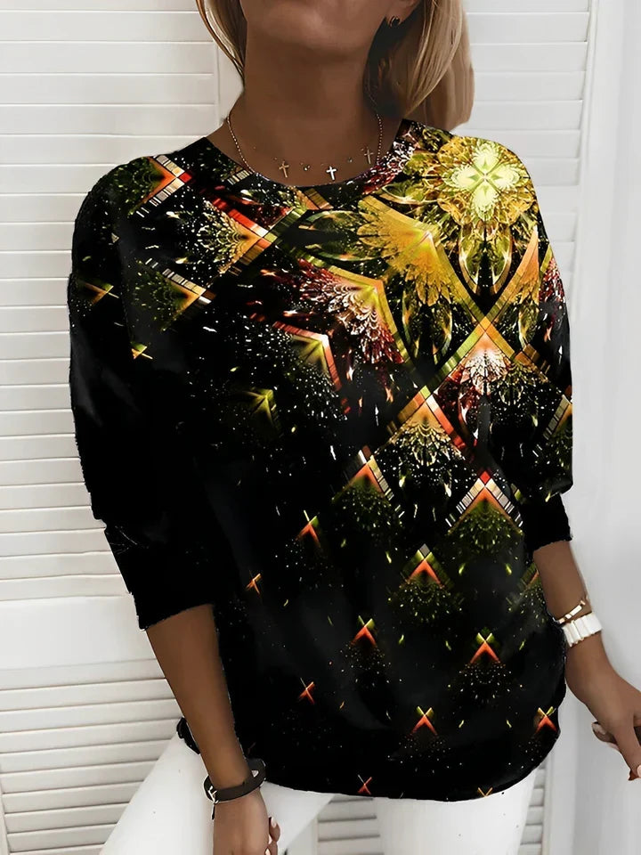 Fashionable Ladies Graphic Sweatshirt