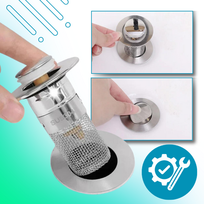 Odor Isolation Pop Up Sink Stopper