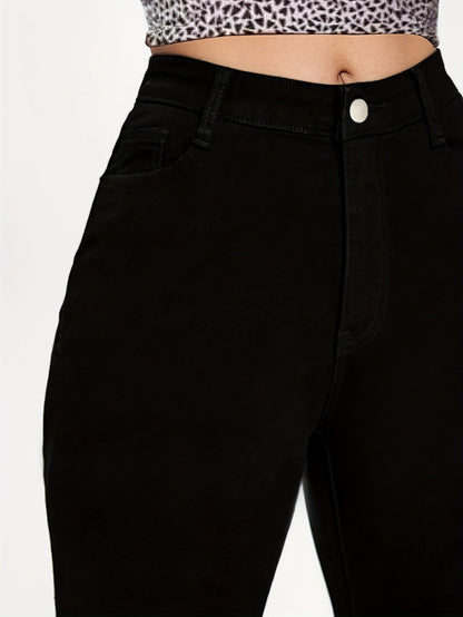 Slim Fit High Waist Dark Wash Jeans