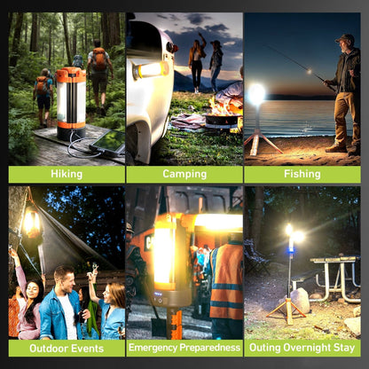 Multifunctional Portable Camping Light with Bracket