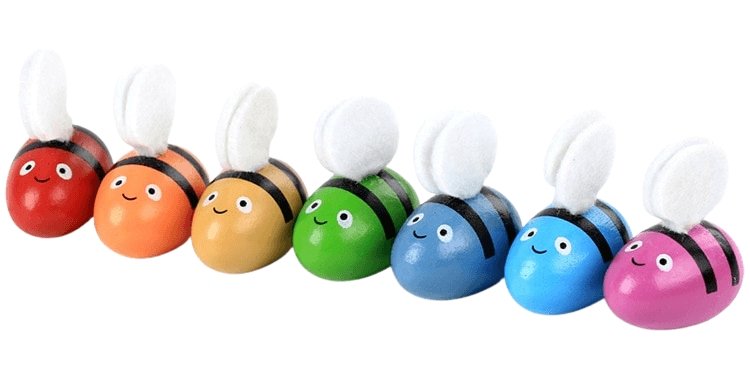 Montessori Educational Industrious Little Bees Kids Wooden Toys For Children