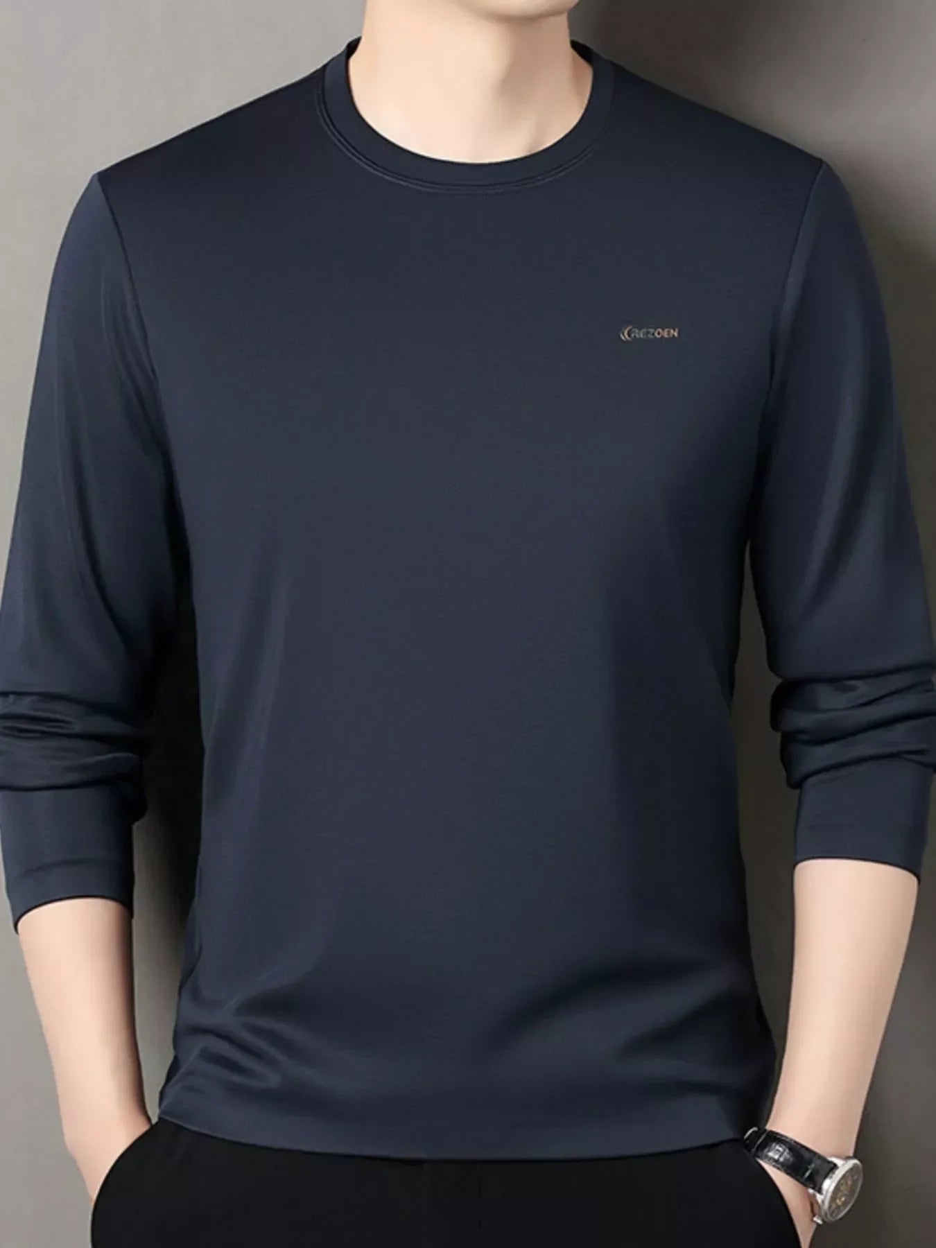 Comfortable Casual Men's Long Tee Shirt - OutfitLondon