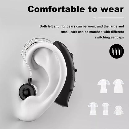 Rechargeable Hearing Aids Bluetooth Enabled Behind The Ear Hearing Aids