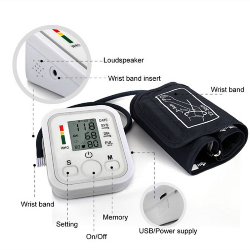 Medical Digital Arm Blood Pressure Monitor