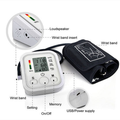 Medical Digital Arm Blood Pressure Monitor