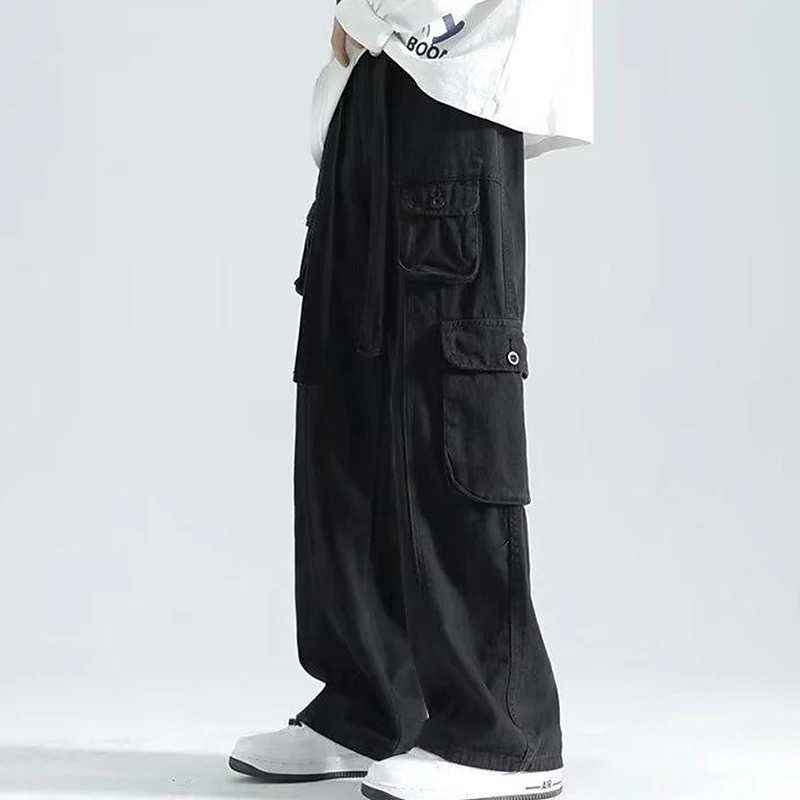 Men's Cargo Pants Hiking Pants Pocket Plain Comfort Breathable Outdoor Daily