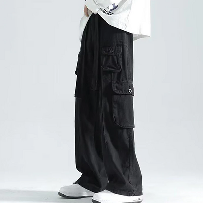 Men's Cargo Pants Hiking Pants Pocket Plain Comfort Breathable Outdoor Daily