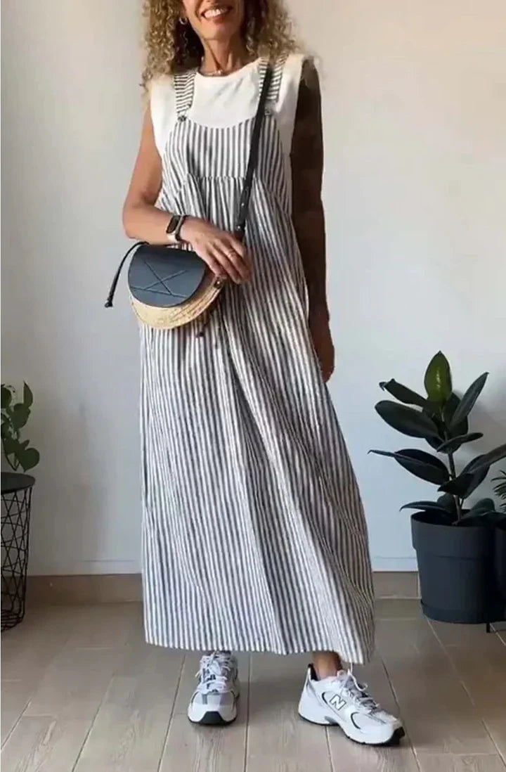 Lightweight Floral Strap Sundress