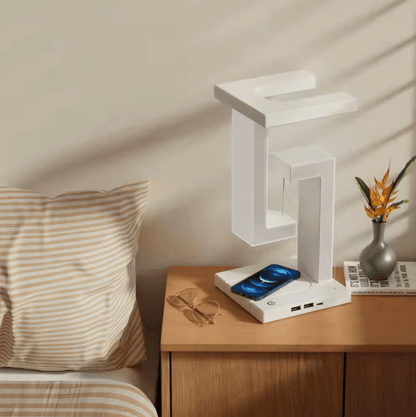 Floating LED Night Light with Wireless Charger