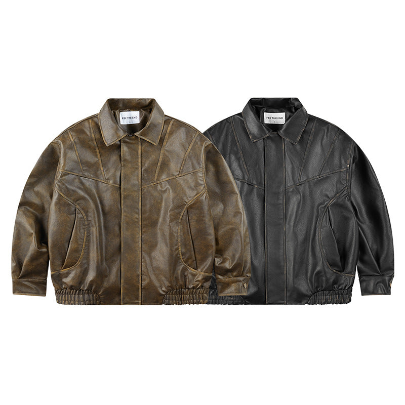 Men's Vintage Loose Fit Retro Jacket