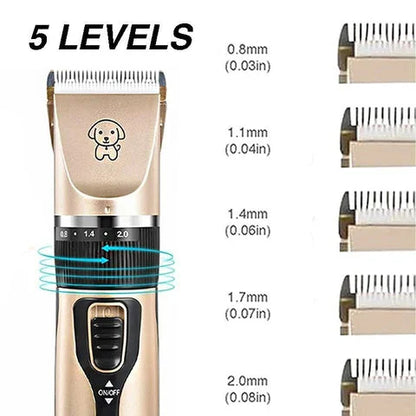 Low Noise Cordless Pet Grooming Clippers for Dogs