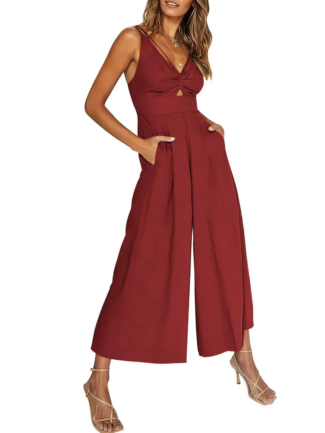 Sunny Off Shoulder Women's Jumpsuit - OutfitLondon