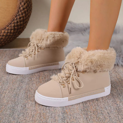 High Chunky Heel Ankle Boots