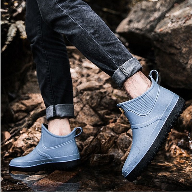 Rain Ankle Boots Slip-on Nonskid Orthopedic Shoes
