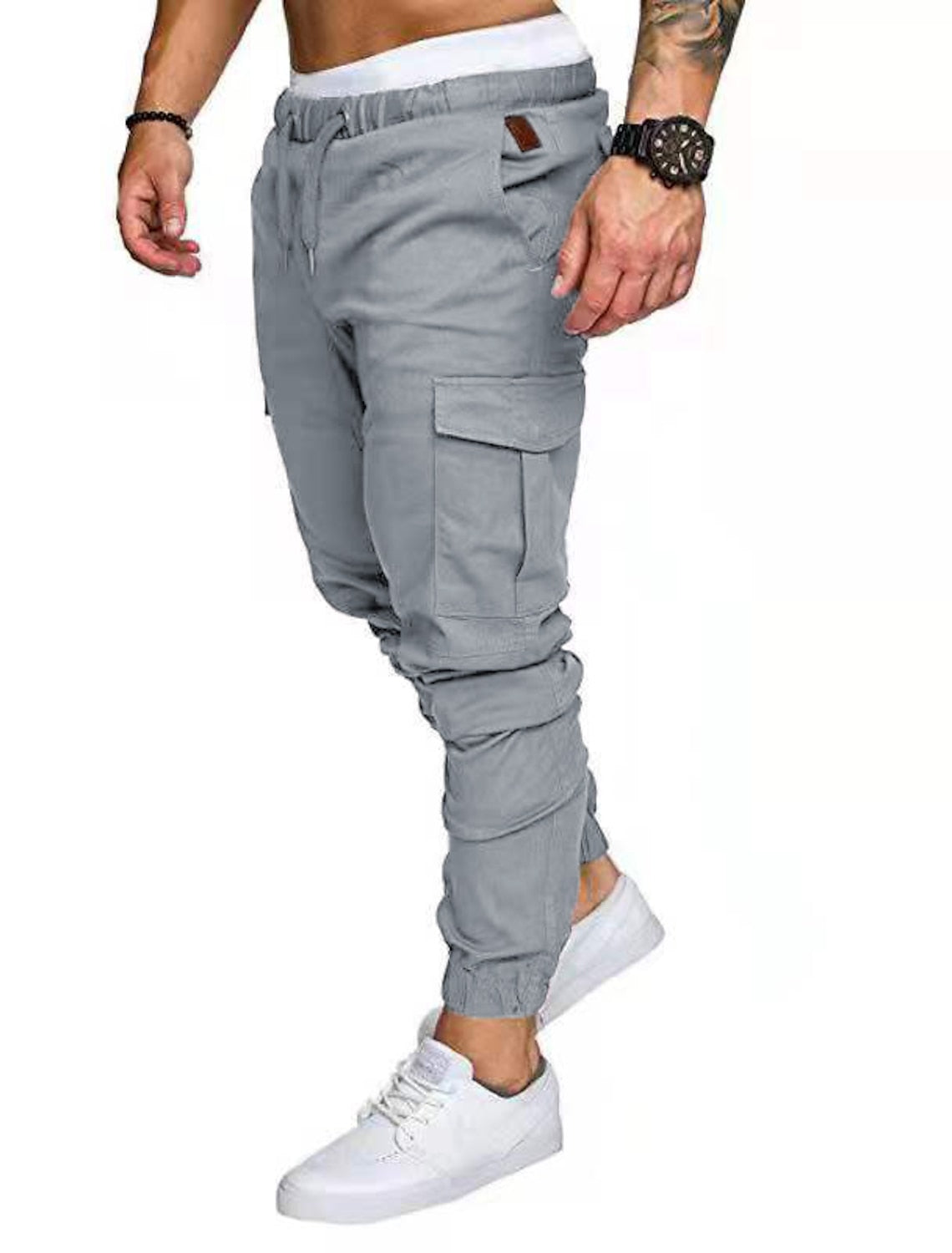 Men's Tactical Cargo Jogger Multiple Pockets Pants