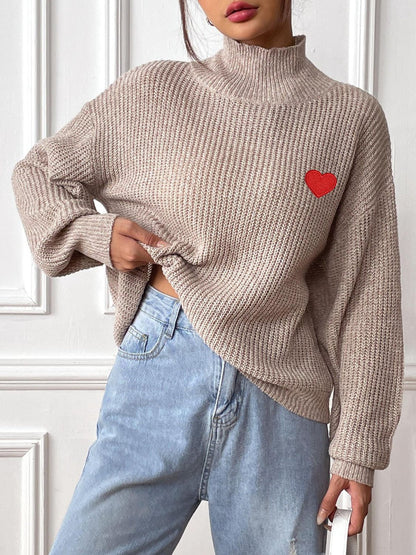 Soft Women's Beige Crew Neck Cashmere Jumper