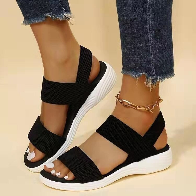 Comfortable Orthopedic Sandals For Women Elastic Band Casual Summer