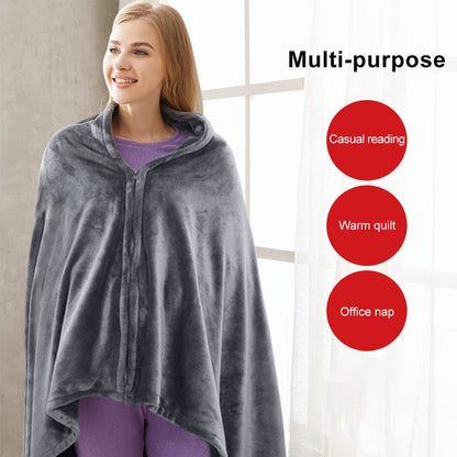 Electric Heating Plush Blanket-USB Heating Warm Shawl