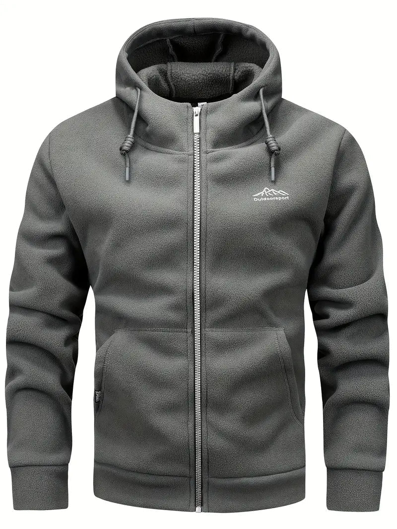 Men's Cozy Fleece Hooded Winter Jacket