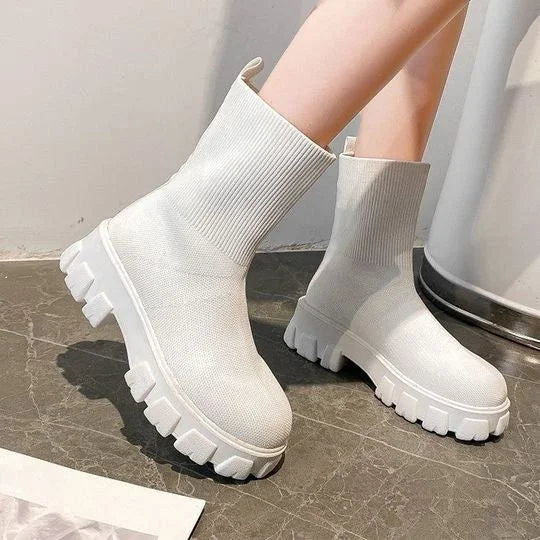 Cozy Cable Knit Ankle Boot Socks